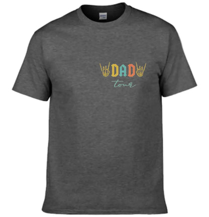 Fatherhood Tour T-Shirt, Sometimes I Rock It Sometimes It Rocks Me