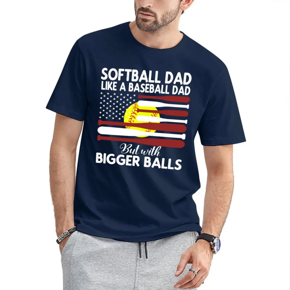 Softball T-shirt,  Gift For Dad, Gift For Softball Lovers