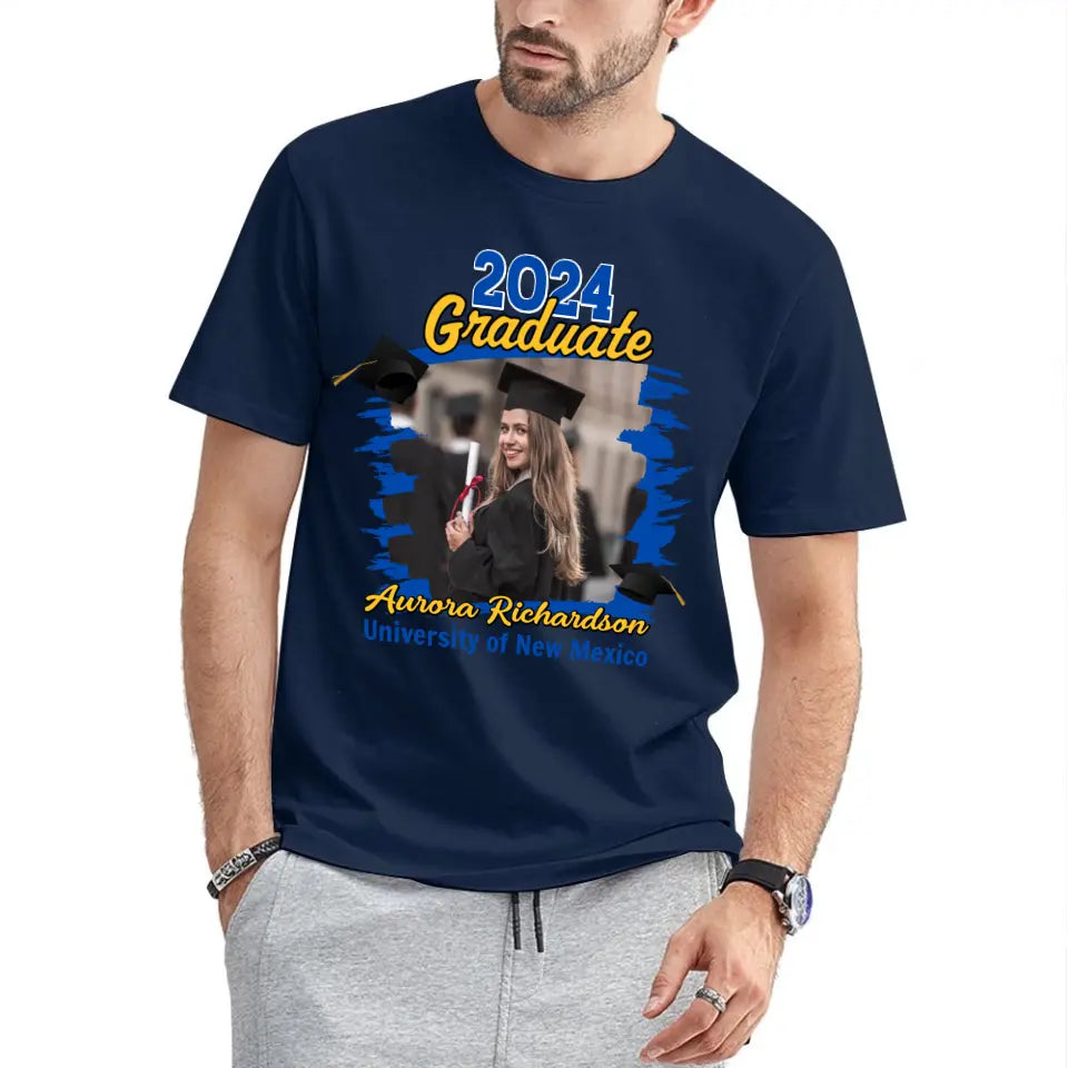 Custom Photo Graduation Celebration - Gift For Friends, Children - Personalized T Shirt