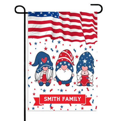 American Garden Flag 4th Of July Personalized Custom Garden Flag