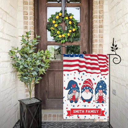 American Garden Flag 4th Of July Personalized Custom Garden Flag