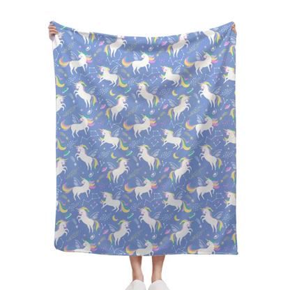 Personalized Unicorn Crab Shell Gift Blanket