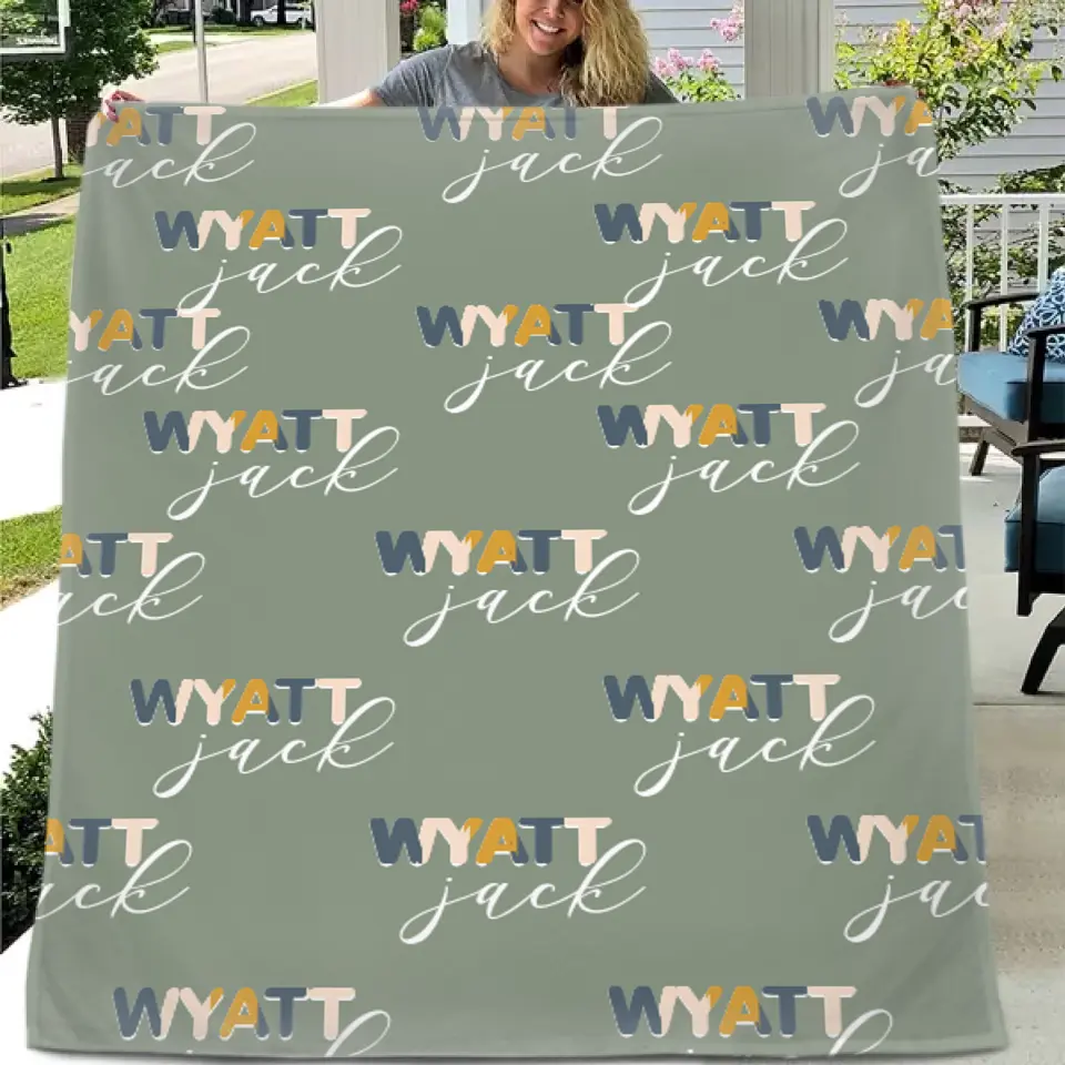 Customized Baby Name Blankets, Gifts for Kids