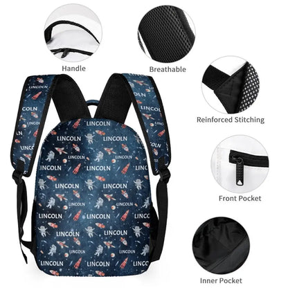 Personalized Custom Outerspace Backpack With Name