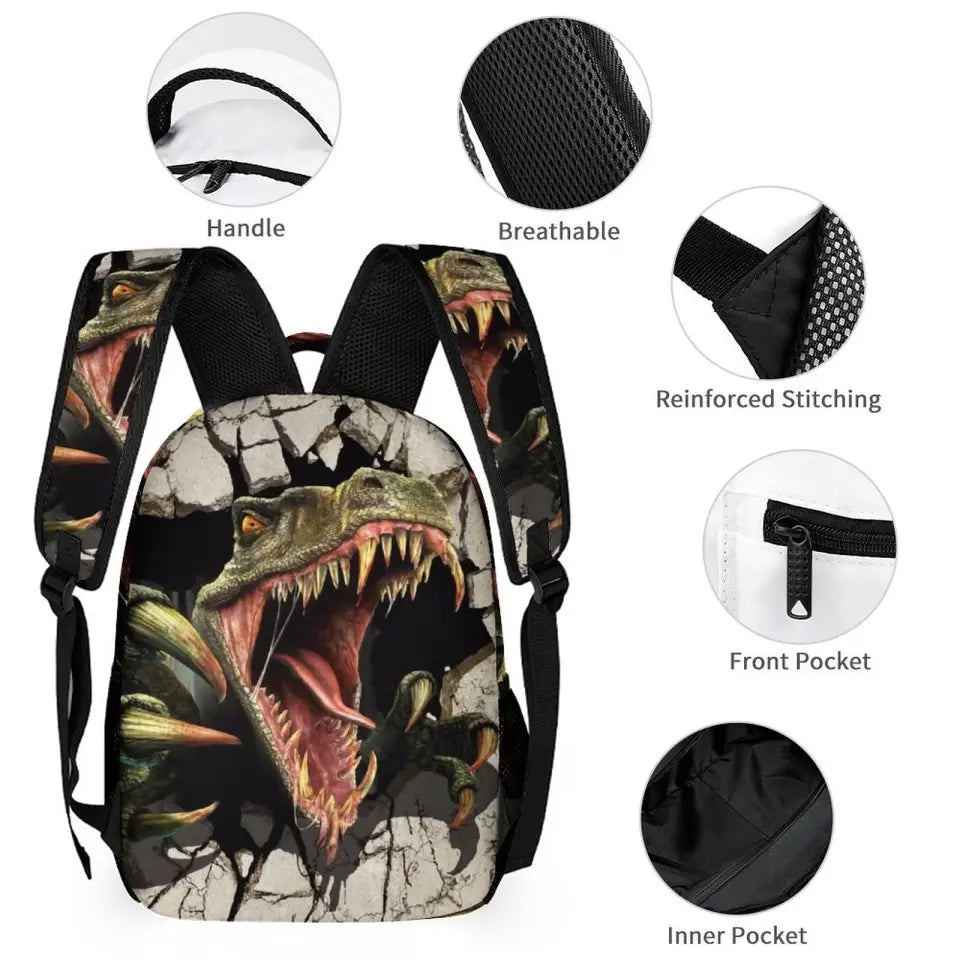 Personalized Dinosaur Backpack, School Supplies