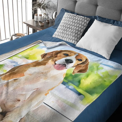 Perfect Pet Portrait: Personalized Oil Blanket for Pet Lovers