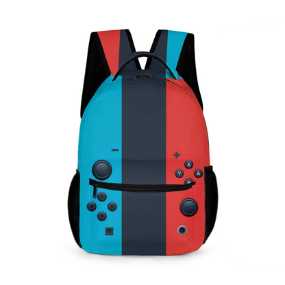 Press Start to Adventure - Personalized Game Console Button Pattern Backpack