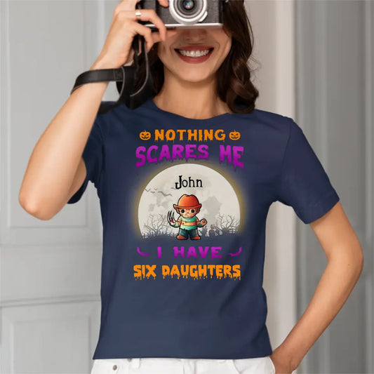 Nothing Scares Me Personalized Halloween T-Shirt