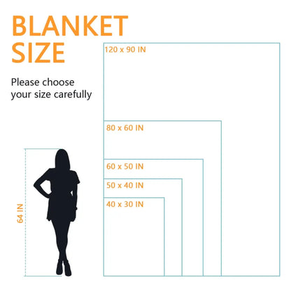 Personalized Halloween Blanket Mummy - Funny Halloween Blanket