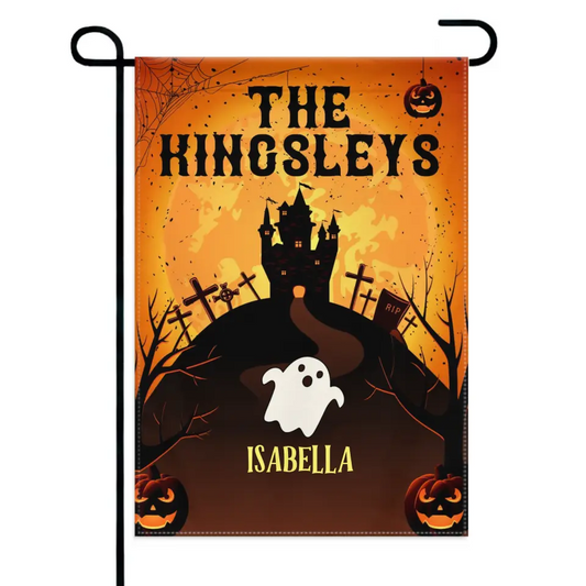 Some Little Ghosties On Halloween - Personalized Funny Flag