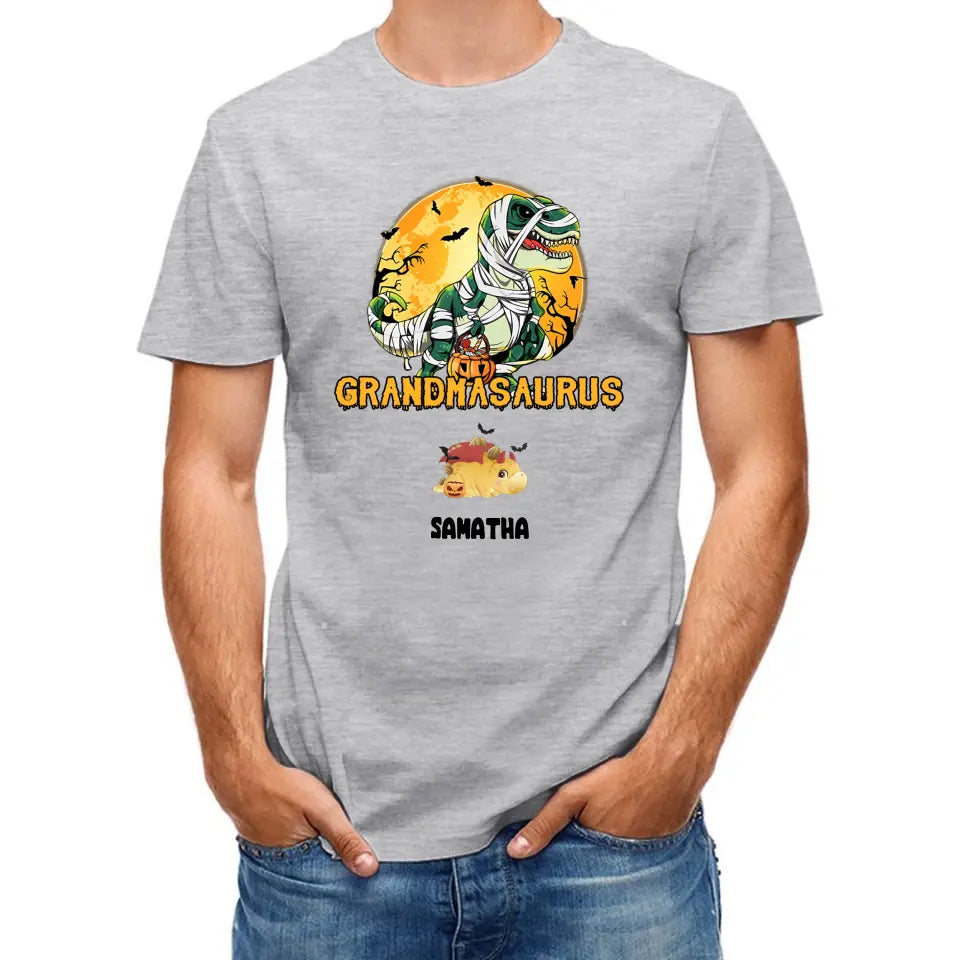 Happy Halloween - Halloween Personalized Dinosaur T-Shirt