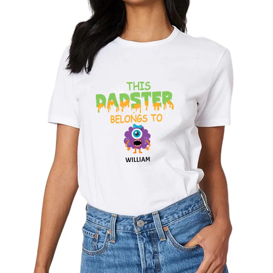 Dadster Momster T Shirt Halloween Gift