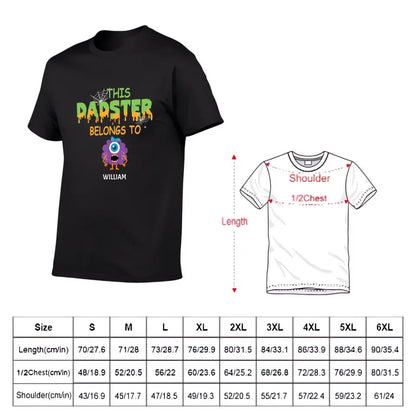 Dadster Momster T Shirt Halloween Gift