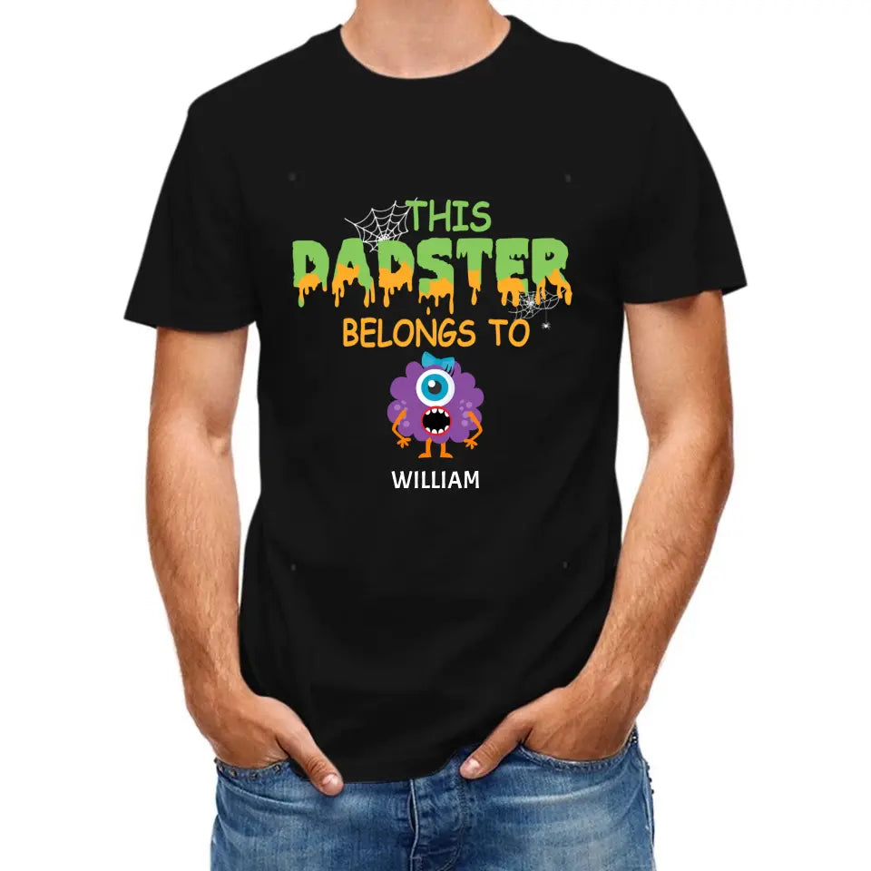 Dadster Momster T Shirt Halloween Gift