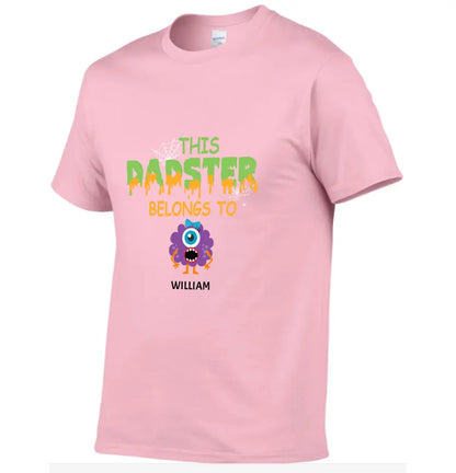 Dadster Momster T Shirt Halloween Gift