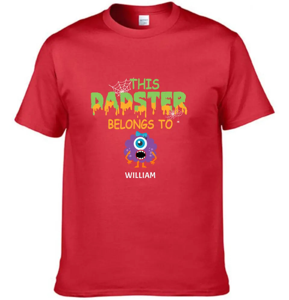 Dadster Momster T Shirt Halloween Gift