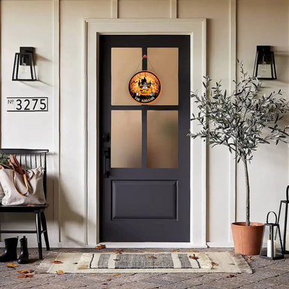 Happy Halloween - Lick Or Treat - Funny Personalized Door Sig