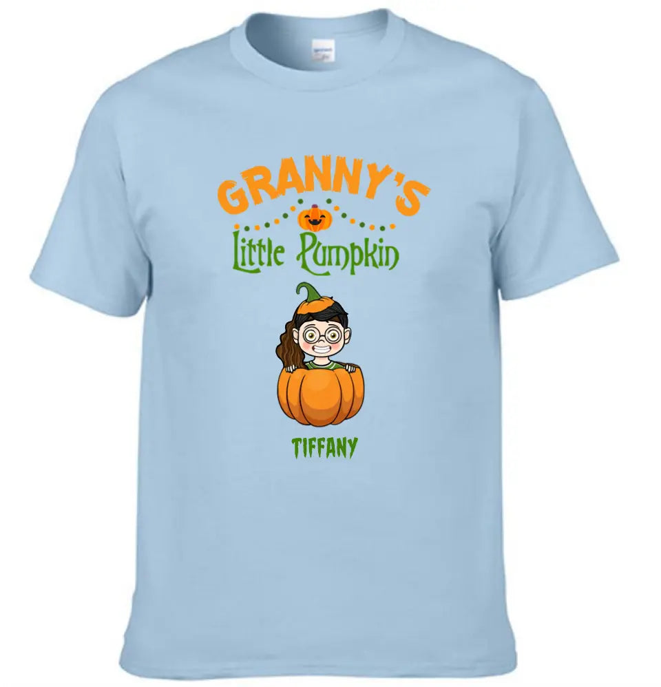 Happy Halloween - Personalized Pumpkin T-Shirt - A Halloween Gift for Family