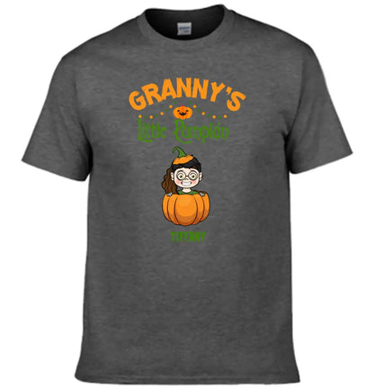 Happy Halloween - Personalized Pumpkin T-Shirt - A Halloween Gift for Family