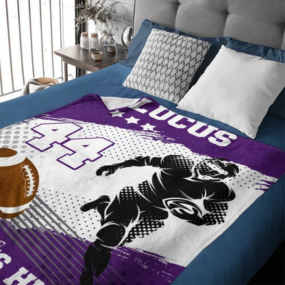 Team Sport - Personalised Football Blankets - Gift For The Football Players,Sports Enthusiasts