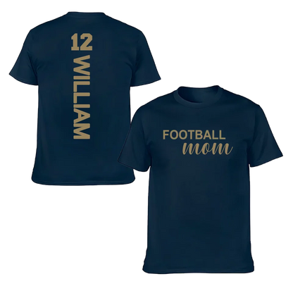 Love football - Personalised Name And Number T-Shirt - A Gift for Family,Players