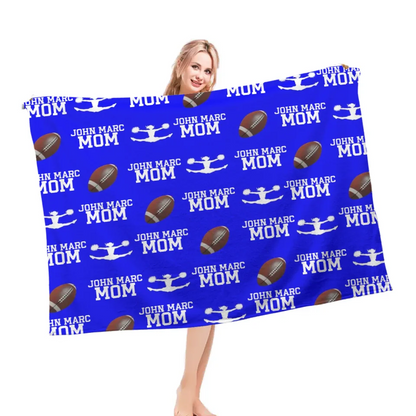 Personalized Team Spirit Bleacher Blanket - The Ultimate Sports Mom Essential