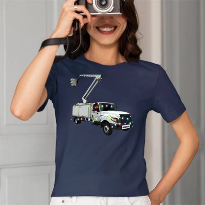 Multiple Colors Of Custom Apparel For Trucks - T-shirts With Personalized Name And Different Color Trucker Patterns - A Gift For Yourself,Friend