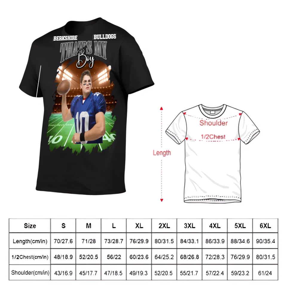 That's My Boy Personalized Jerseys Football Match Day Customized Team Names Family Photos For Player Use