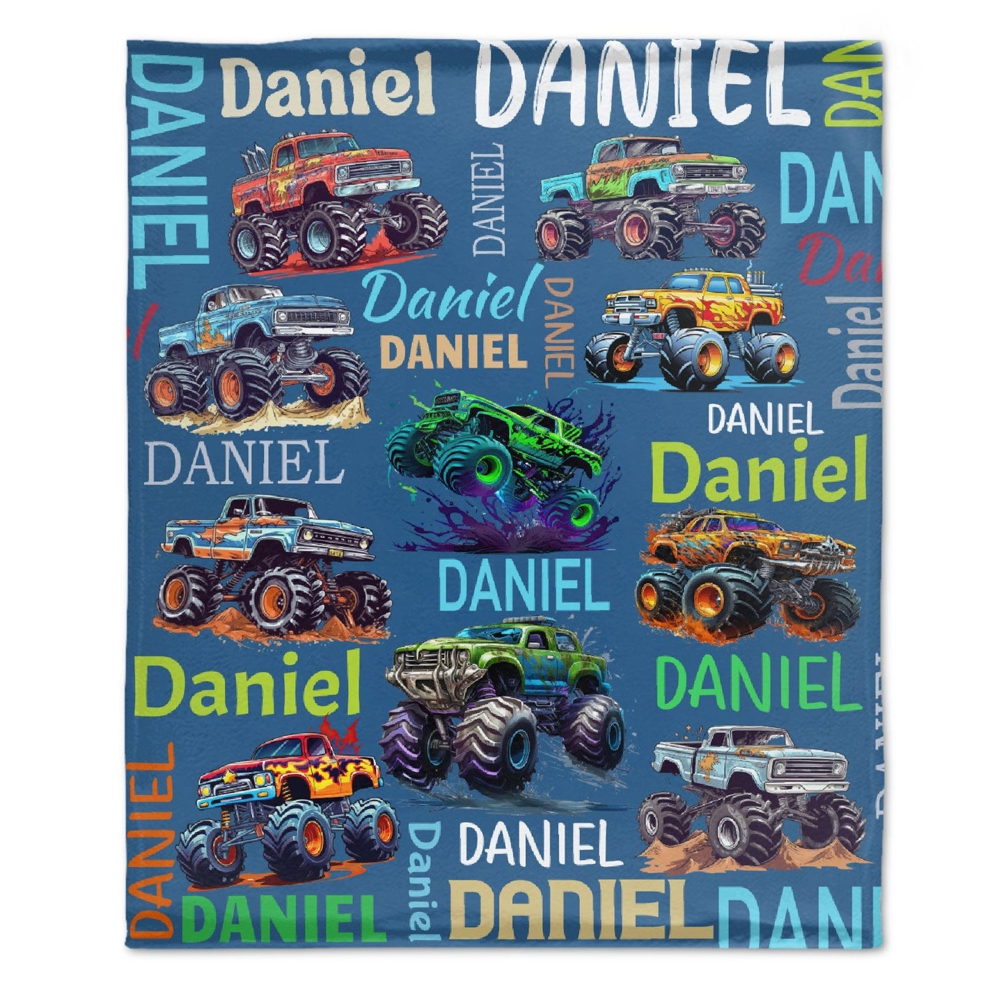 ️Personalized Car Blanket with Name - Gifts for Boys