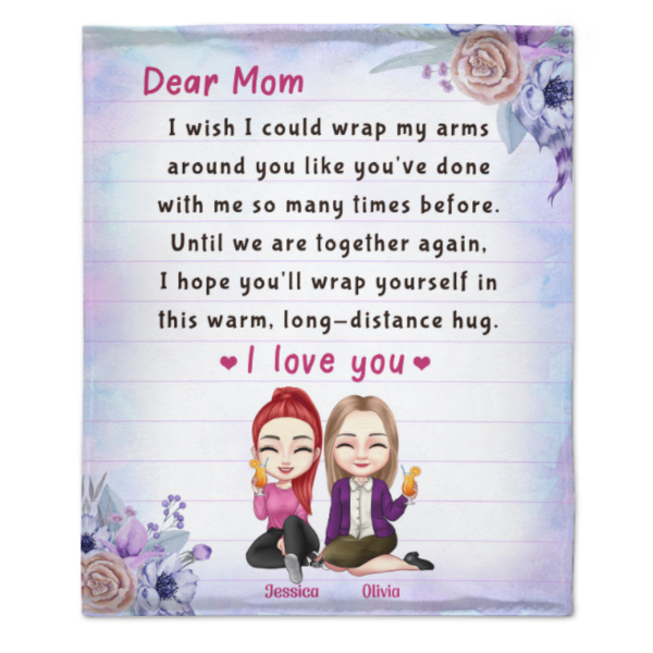 Long-Distance Hug - Personalized Blanket