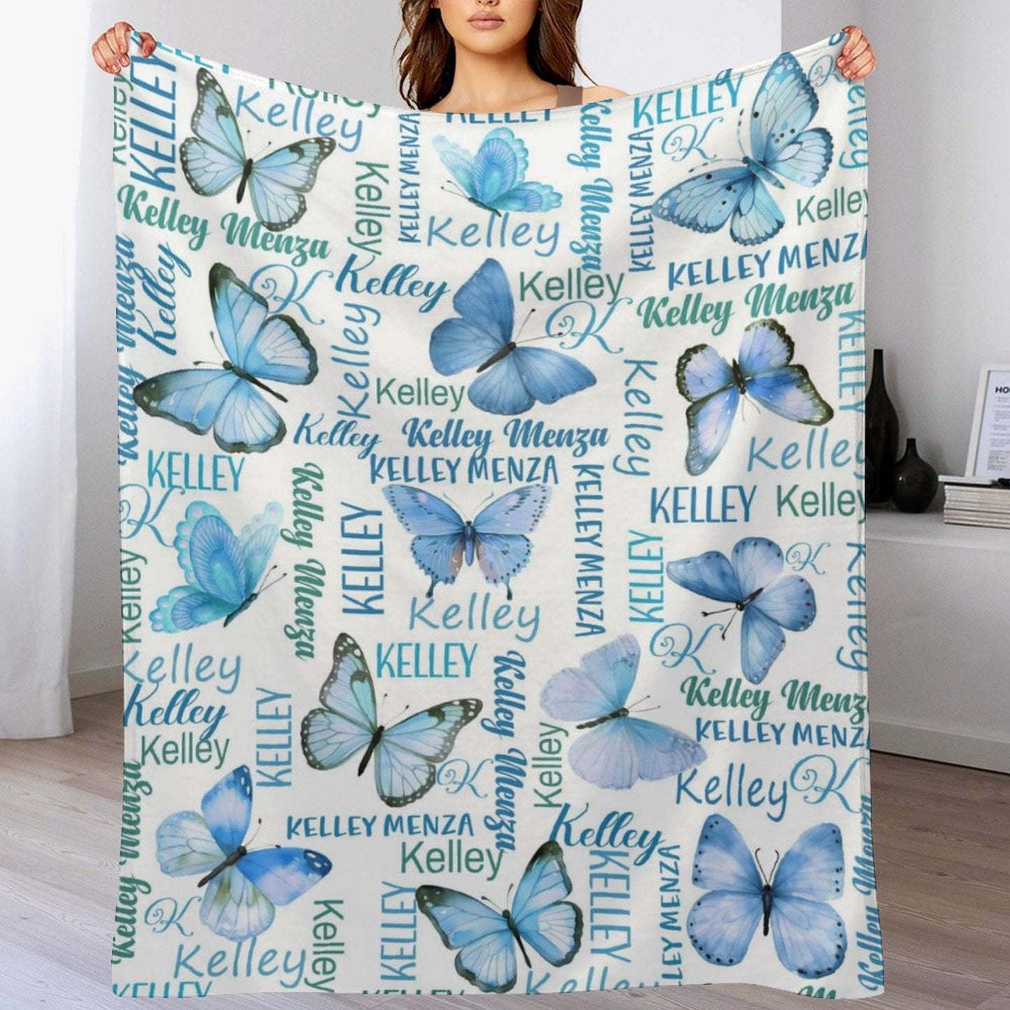 ️Personalized Butterfly - Soft Cozy Blanket