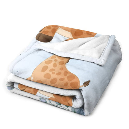 ️Personalized Baby Blankets, Custom Baby Blanket - Best Gift for Baby、Newborn - Giraffe Blanket