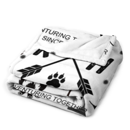 Custom Couple Gifts - Personalized Blanket With Couples