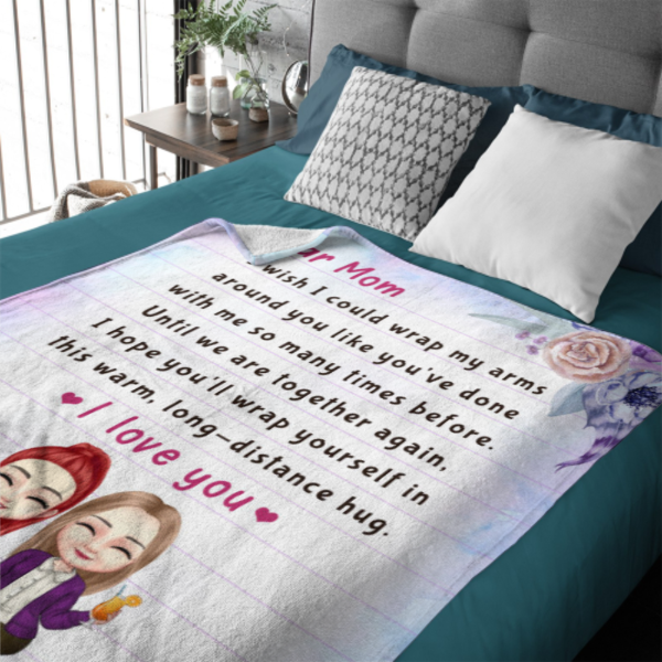 Long-Distance Hug - Personalized Blanket