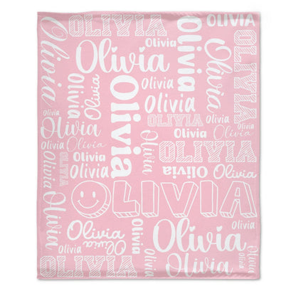 ️Personalized Custom Name Blanket - Gifts for Family and Friends