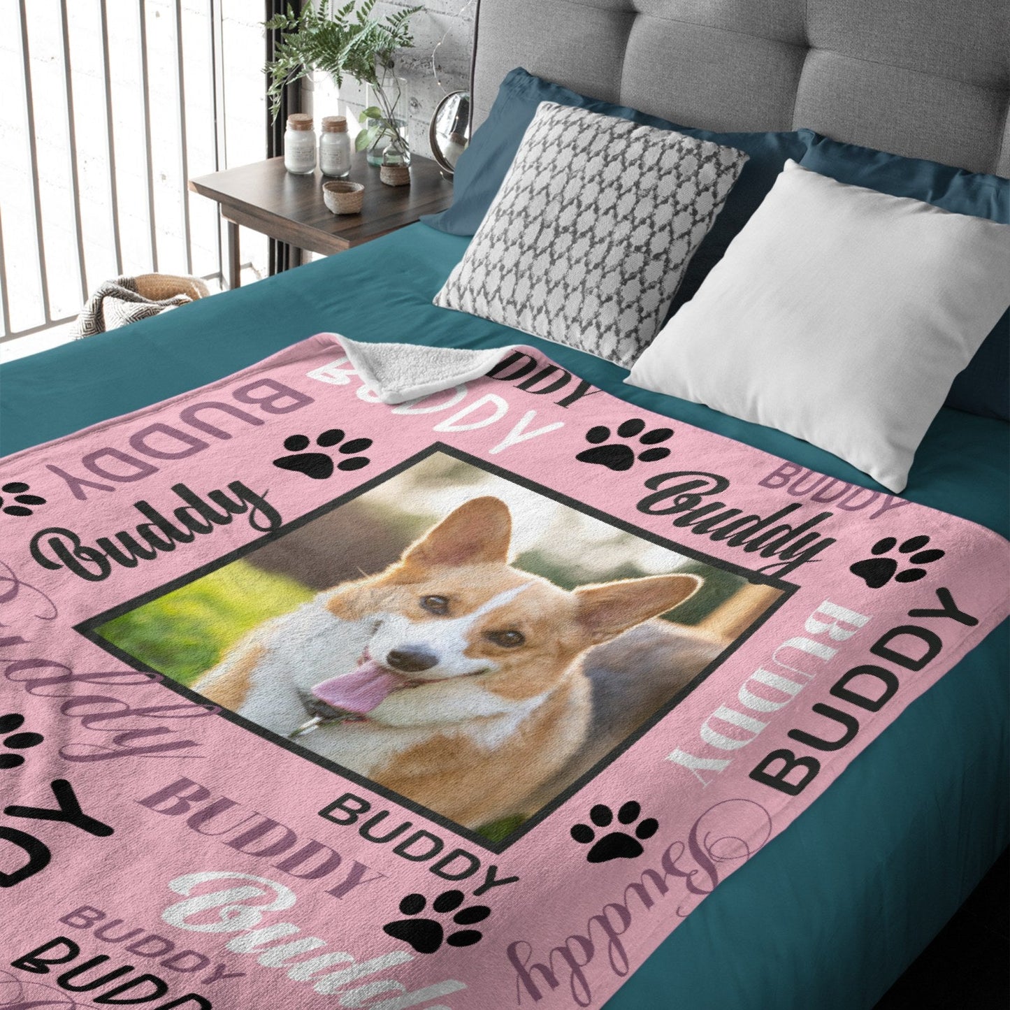 ️Personalized Photo Names Blanket For Puppy Dogs