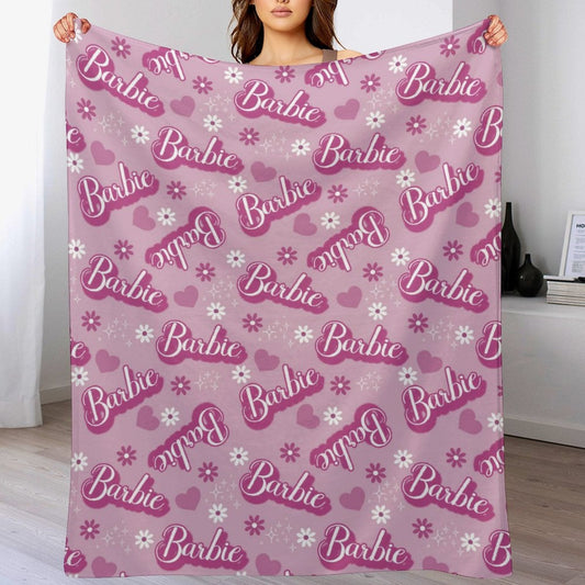 ️Personalized Name Custom Pink Blanket - Gifts for Girls