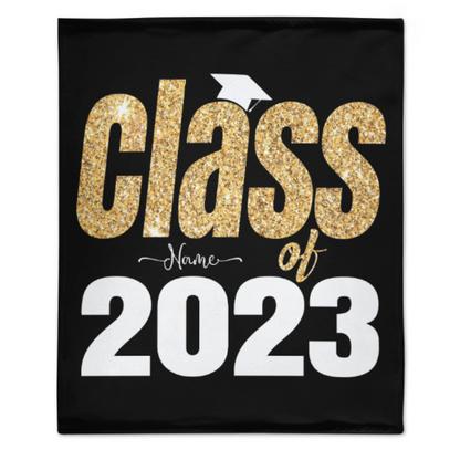 Graduation Blanket 2023 Custom Name - Graduation Gift