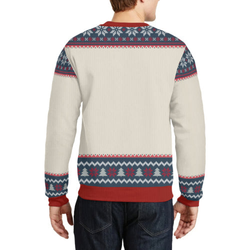 This Human Belongs To - Personalized Ugly Sweater