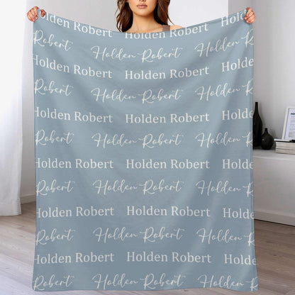 ️Personalized Baby Name Blanket - Custom Baby Gift