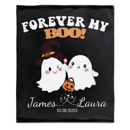 ️Personalized Name Custom Blanket-Cute Halloween Ghost