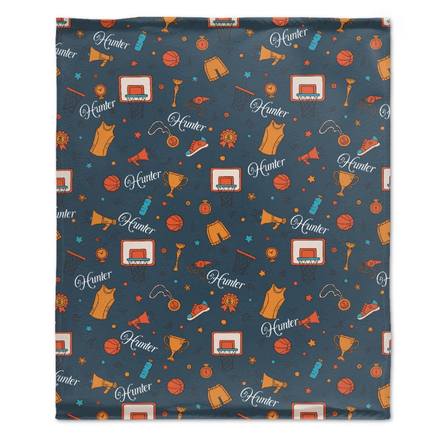 ️Basketball Customized Personalized Blanket - Gift for Kids