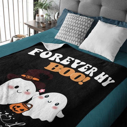 ️Personalized Name Custom Blanket-Cute Halloween Ghost