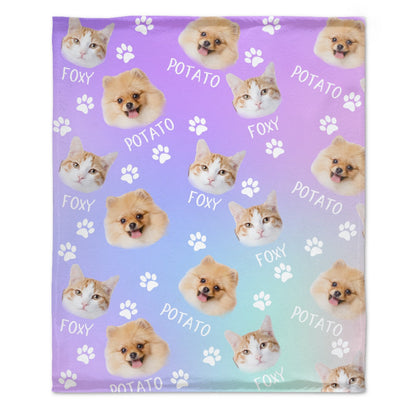 Custom Pet Photo Blanket - A Treasure Gift for Pet Lovers