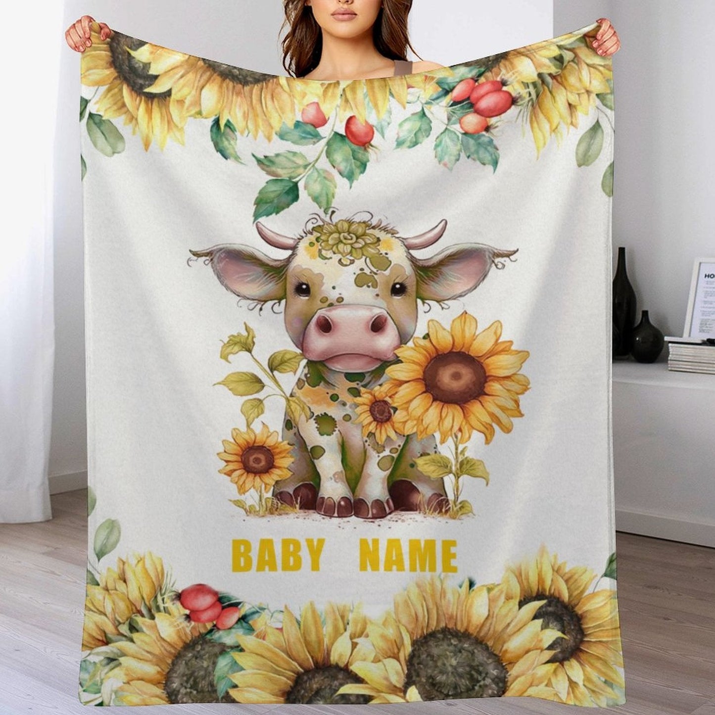 ️Custom Name Blanket Soft Warm Plush Lightweight Throw Blanket