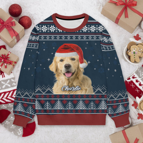 Pet Bless You This Christmas - Dog & Cat Personalized Custom Ugly Sweatshirt