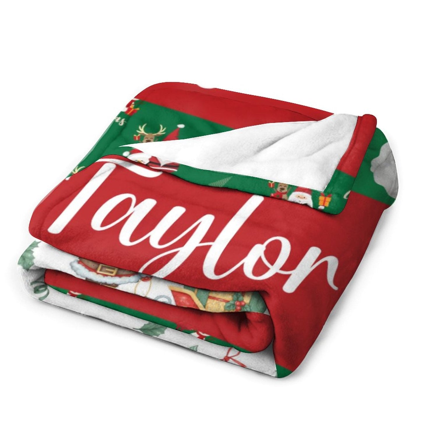 ️Christmas Personalized Christmas Baby Blanket