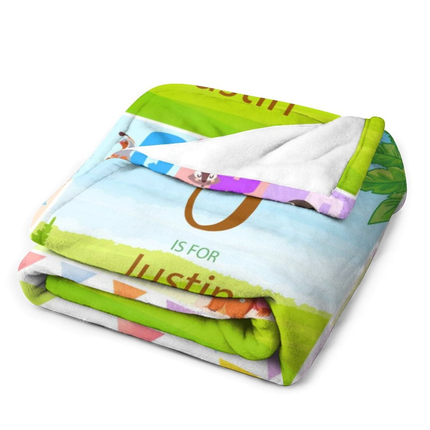 ️Personalized Baby Blanket Initial Letter Alphabet Blankets