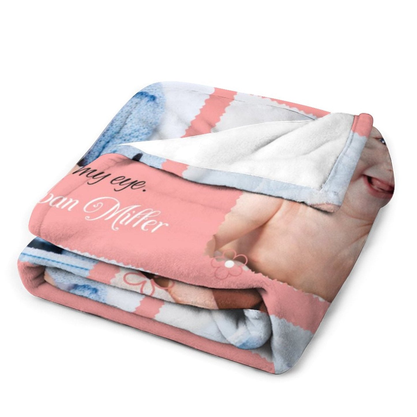 ️Customized Baby Photo Blanket-You Are The Apple Of My Eye