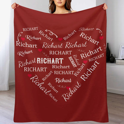 ️Close To Her Heart Personalized Blanket - Gifts for Her